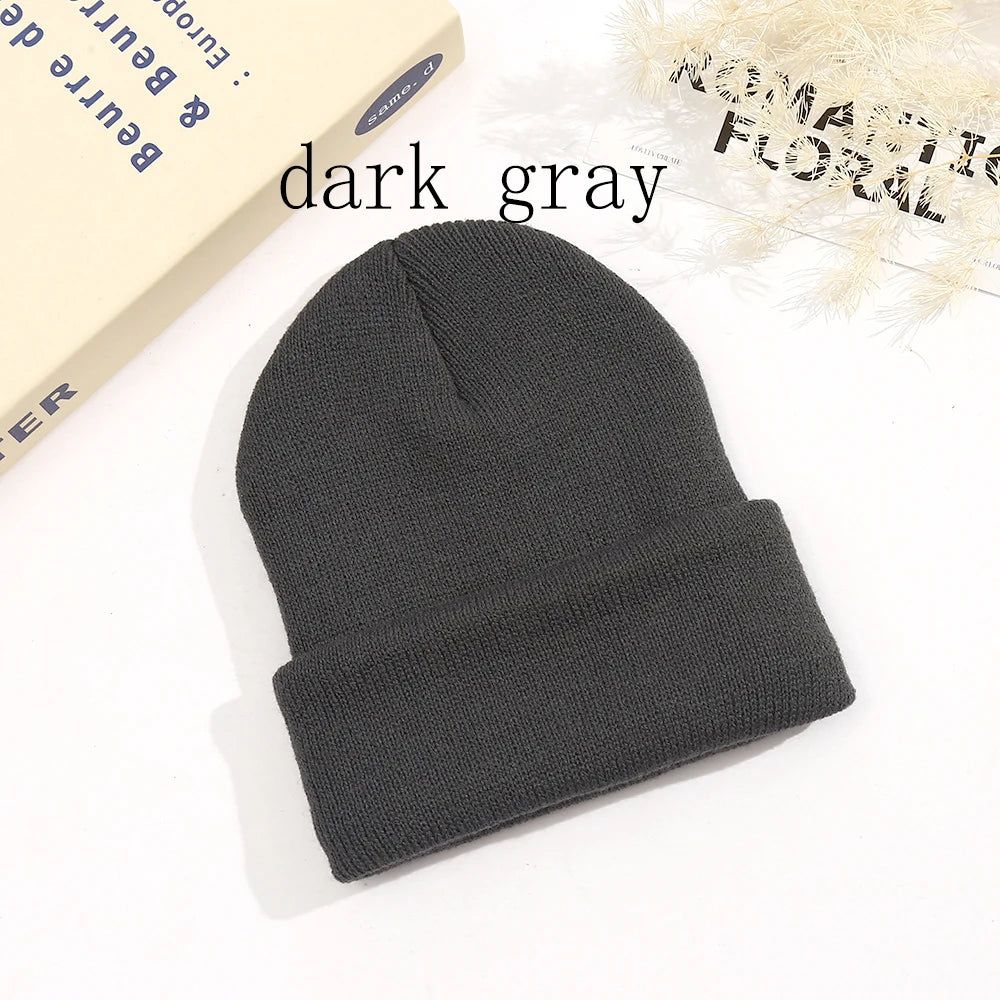 Bonnets Famille Assortis - Papa Maman Enfant Bébé - Coton Tricoté Doux - Couleurs Pastel